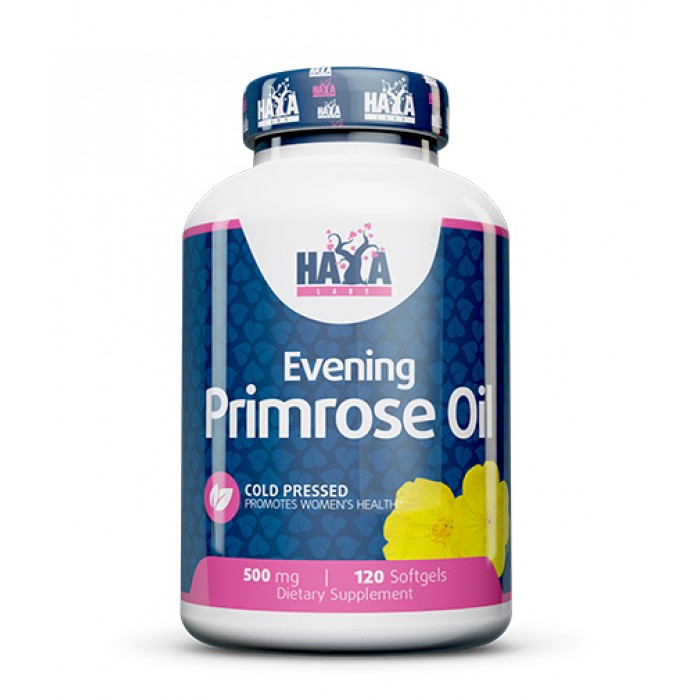 Haya Labs - Evening Primrose Oil (Cold Pressed) 500mg / 120 softgel caps